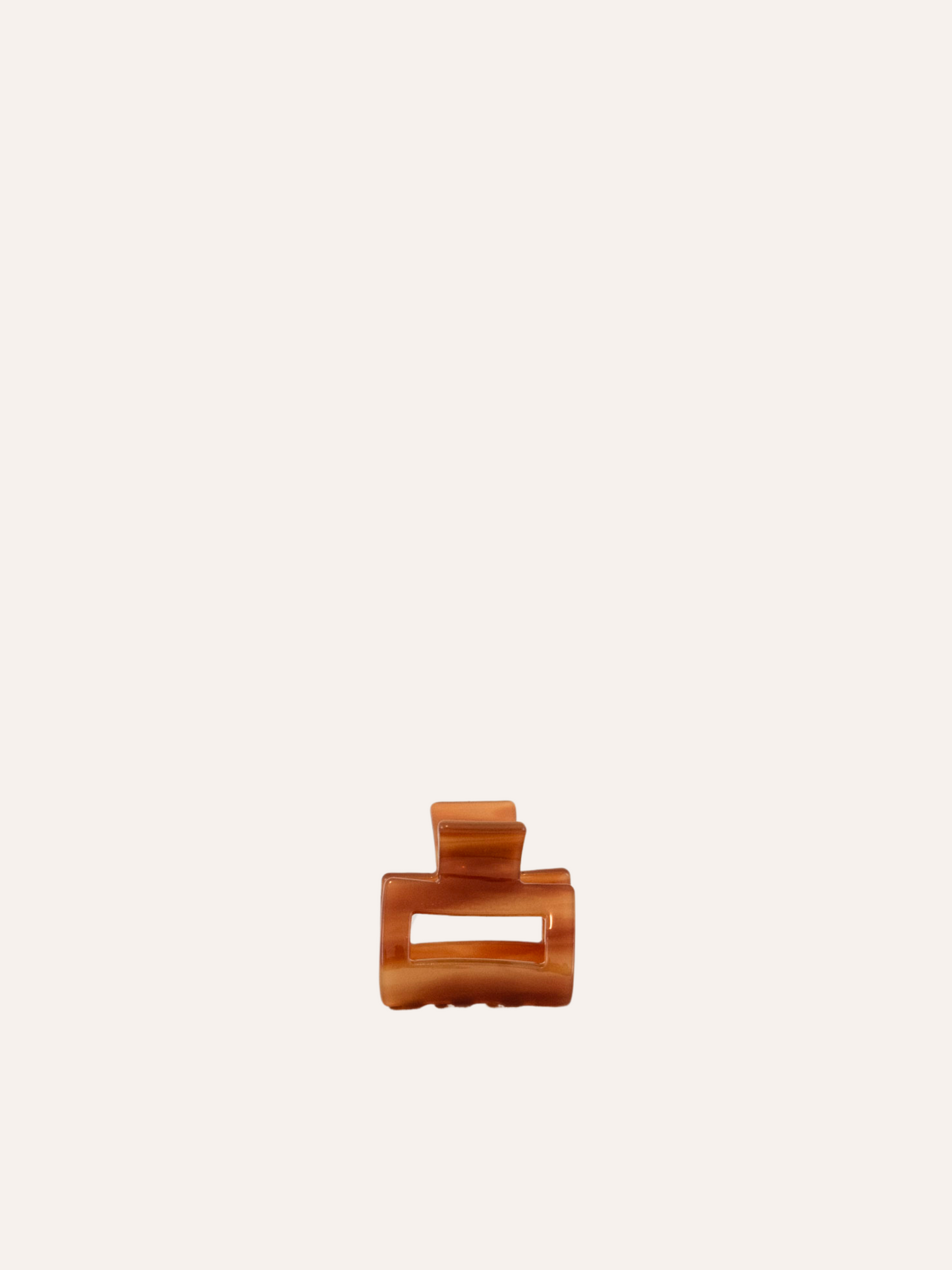 Edith XS Claw Clip - Amber