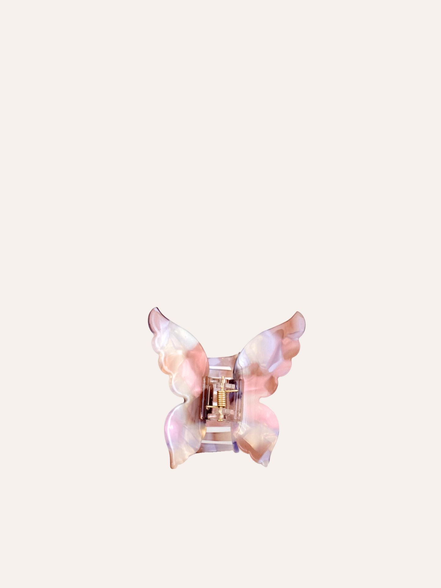 Mae Butterfly Claw Clip - Lilac Blush