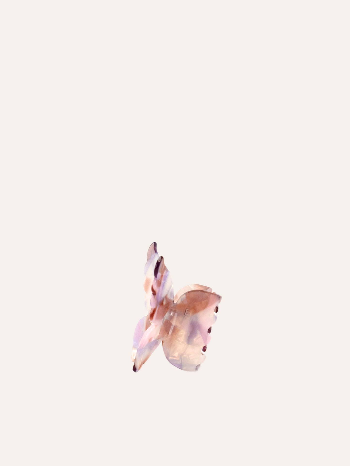 Mae Butterfly Claw Clip - Lilac Blush