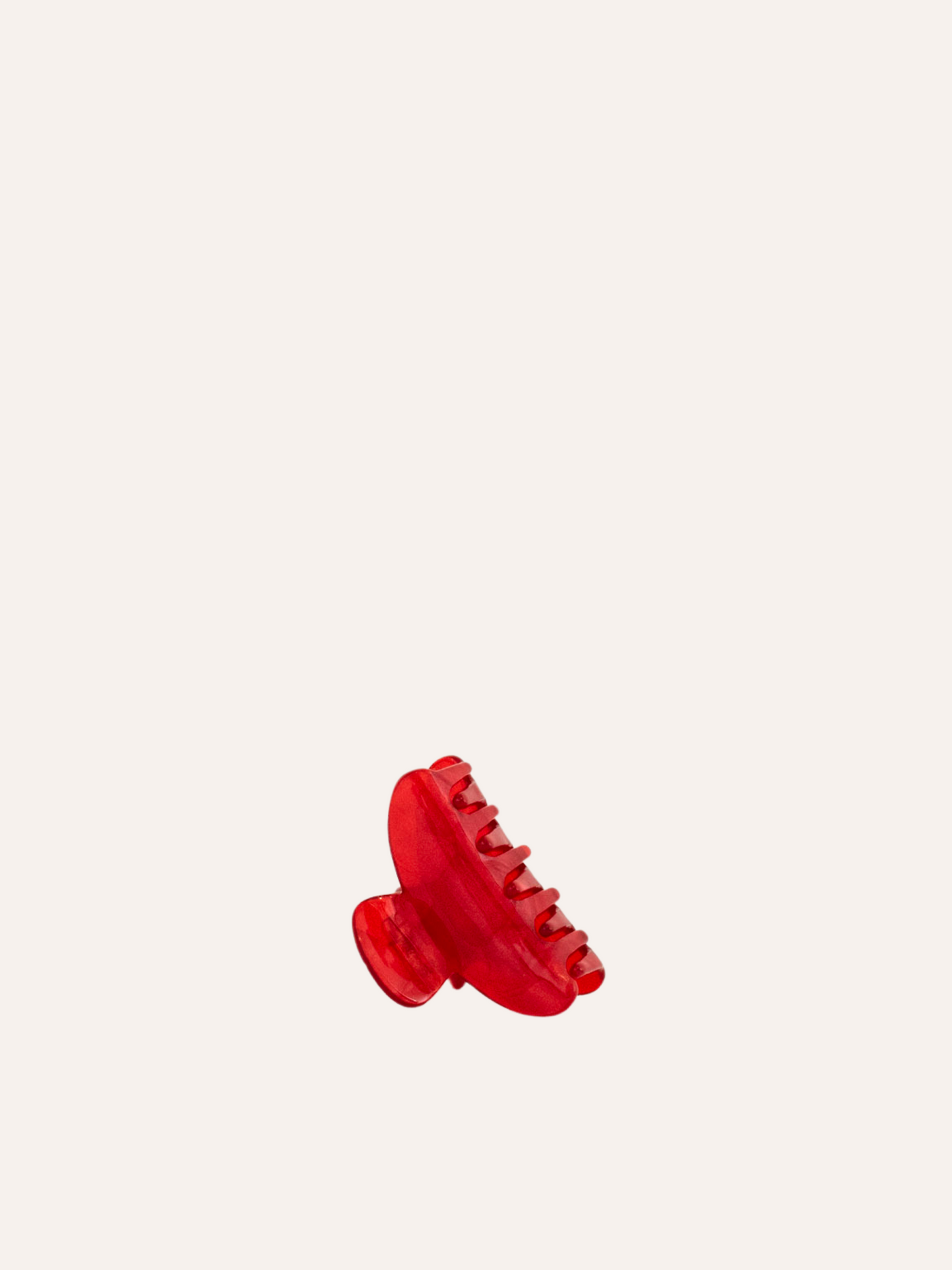 Mini Couture Claw Clip - Scarlet