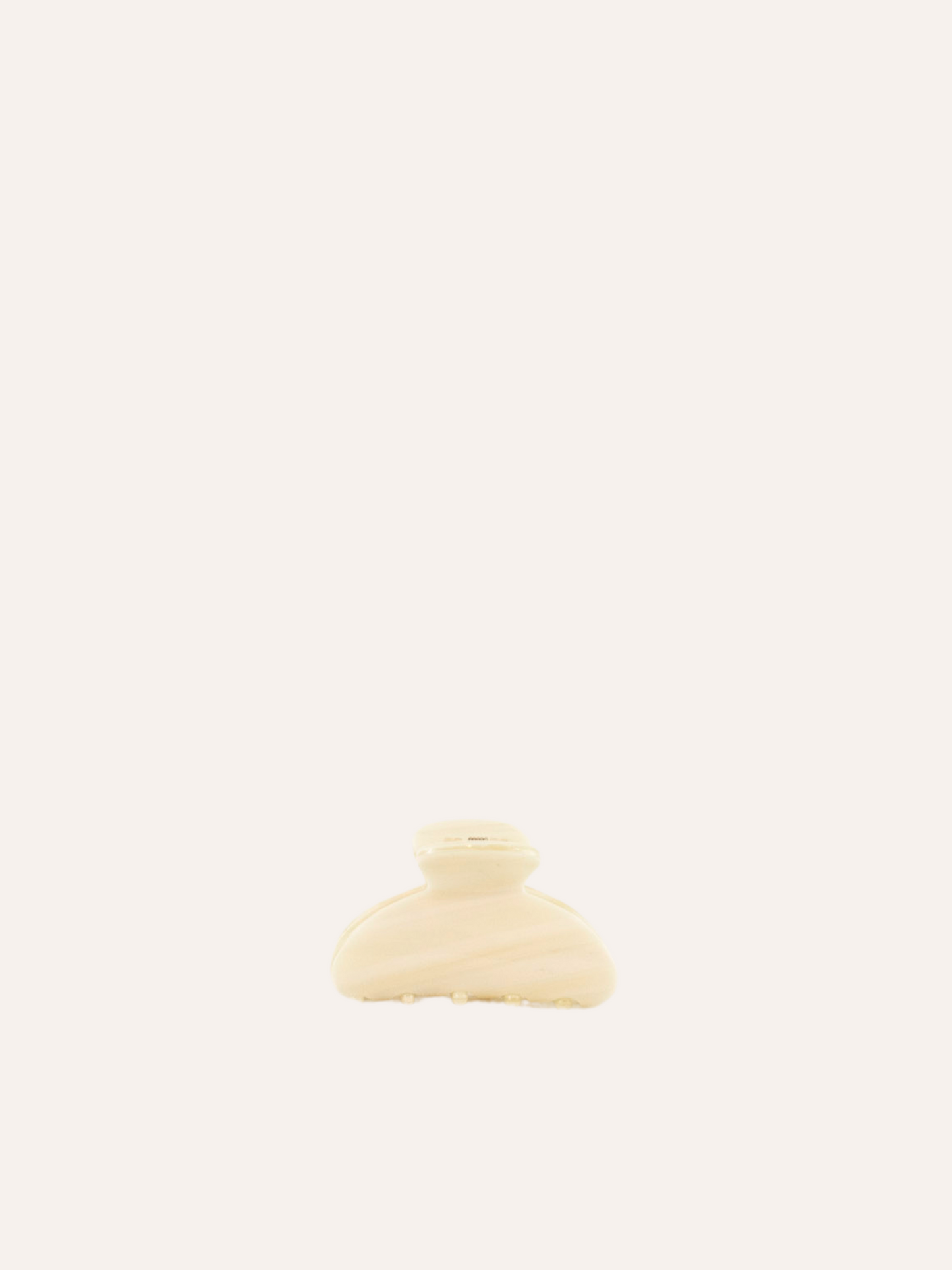 Mini Couture Claw Clip - Vanilla
