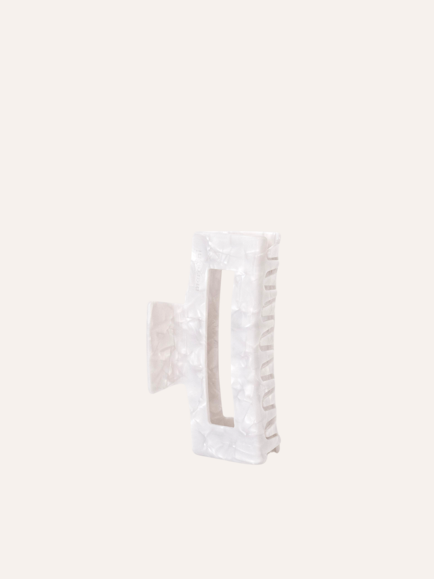 Ada XL Claw Clip - Pearl Grey